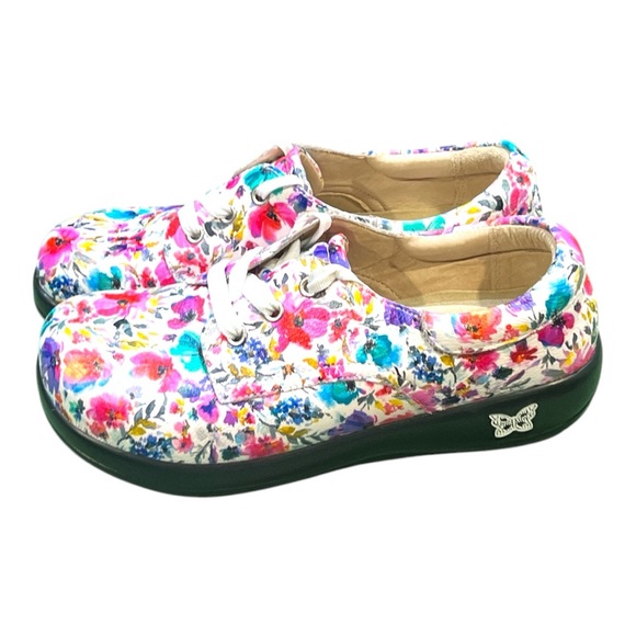 Alegria Kimi Pro Perennial - EU Floral Lace Up Shoes Size 8-8.5US NEW. - Picture 3 of 5